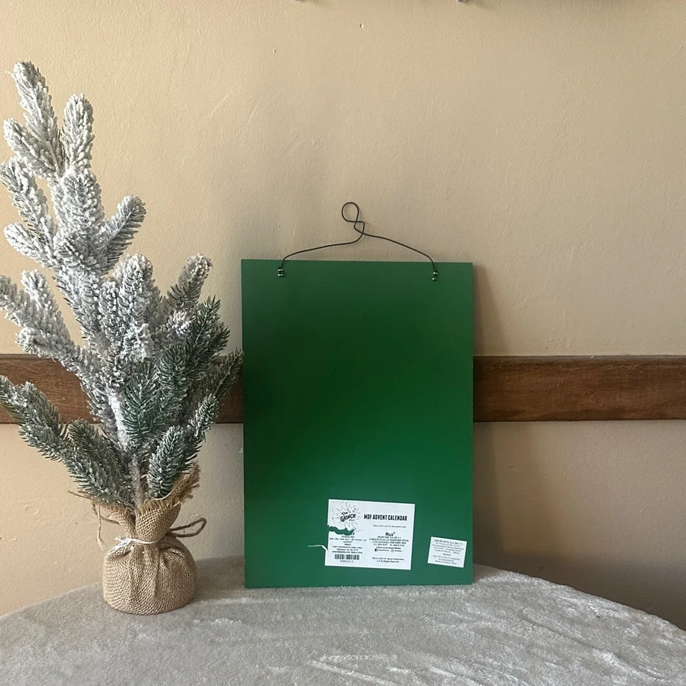Grinch Christmas Countdown Calendar - Green